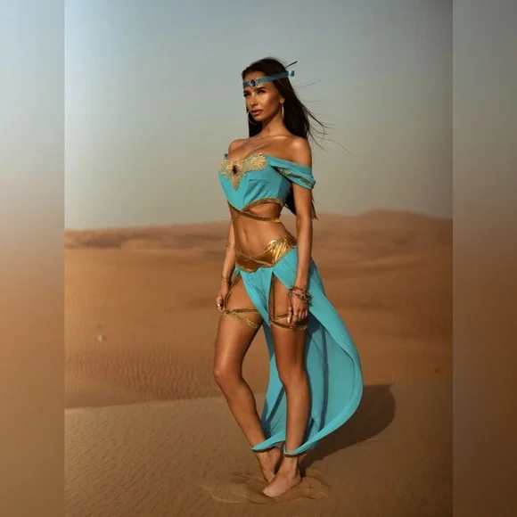 Oasis Arabian Princess Costume - Picture 4 of 8